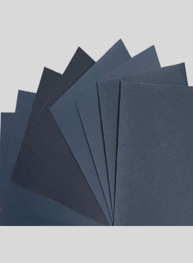 Color Zebra WET DRY Water Proof SAND PAPER 600/800 / 1000/1200 Grit. 08 Sheets of Latex Silicon Carbide sanding paper (2pcs each Grit) Paper Size - 23 cm X 28cm - Image 1